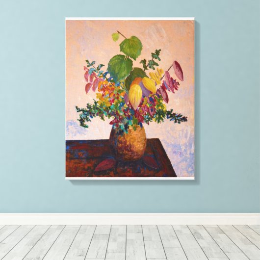 Herfstboei Canvas Afdruk (Insitu (Houten vloer))