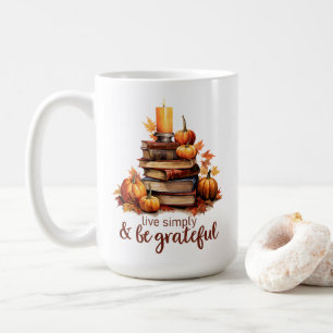 Herfstboeken, Kaarslicht & Gemakzucht Koffiemok