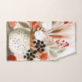Herfstboeket en Roestgevlekte Pot Bad Handdoek (Handdoek)