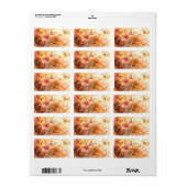 Herfstboeket Etiket (Full Sheet)