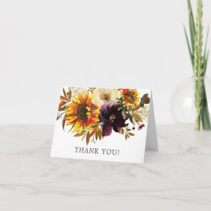 Herfstboeket Zonnebloemen Bloemstuk Bedankt