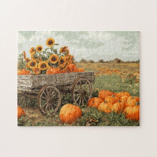 Herfstboerderij Legpuzzel (Horizontaal)