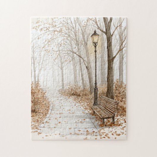 Herfstbomen Bladeren Legpuzzel (Verticaal)