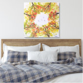 Herfstbomen Canvas Afdruk (Insitu (Slaapkamer))