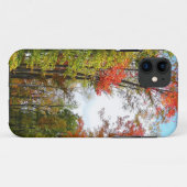 Herfstbomen en blauwe lucht Herfst Natuurfotografi Case-Mate iPhone Case (Achterkant (horizontaal))