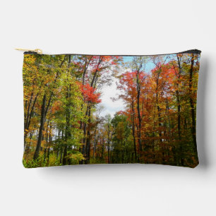 Herfstbomen en blauwe lucht Herfst Natuurfotografi Etui