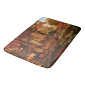 Herfstbomen in Cresheim Glen (Philadelphia) Badmat (Gekanteld)