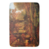 Herfstbomen in Cresheim Glen (Philadelphia) Badmat (Voorkant Verticaal)