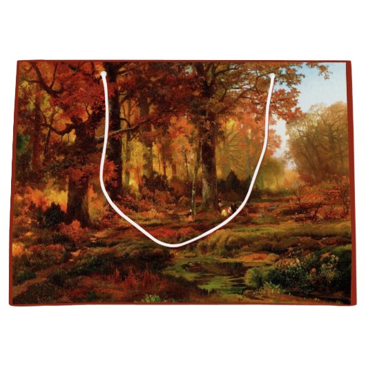 Herfstbomen in Cresheim Glen (Philadelphia) Groot Cadeauzakje (Voorkant)