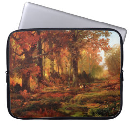 Herfstbomen in Cresheim Glen (Philadelphia) Laptop Sleeve