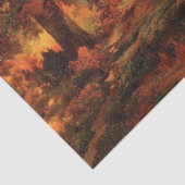 Herfstbomen in Cresheim Glen (Philadelphia) Tissuepapier (Detail)