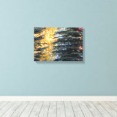 Herfstbomen in Whistler, B.C. Canvas Afdruk (Insitu (Houten vloer))