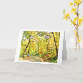 HERFSTBOMEN kaart (Gele Bloem)