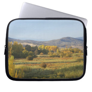 Herfstbomen, Khancoban, Sneeuwgebergte, Nieuw Laptop Sleeve
