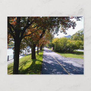 Herfstbomen langs het Ottawakanaal Briefkaart