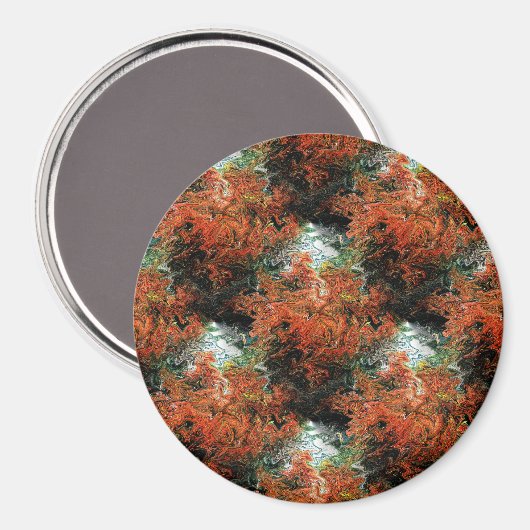 Herfstbomen....... Magneet (Voorkant / Achterkant)