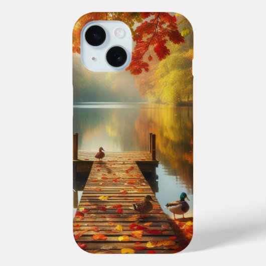 Herfstbomen & meer met eenden Case-Mate iPhone case (Achterkant)