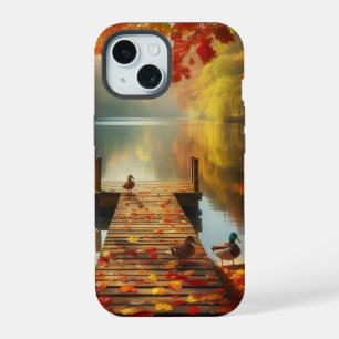 Herfstbomen & meer met eenden iPhone 15 case