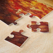 Herfstbomen & meer met eenden legpuzzel (Zijkant)