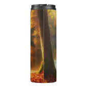 Herfstbomen & meer met eenden thermosbeker (Achterkant)