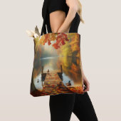 Herfstbomen & meer met eenden tote bag (Dichtbij)