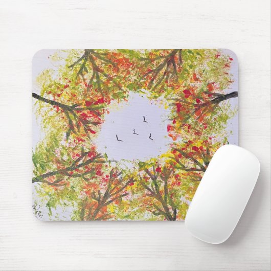 Herfstbomen Muismat (Met muis)