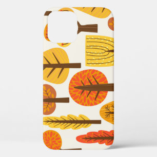 Herfstbomen, naadloos patroon. Case-Mate iPhone case