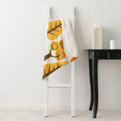 Herfstbomen, naadloos patroon. sherpa deken (In situ)