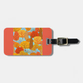 Herfstbomen Patroon Herfst gebladerte Bagagelabel (Voorkant horizontaal)