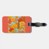 Herfstbomen Patroon Herfst gebladerte Bagagelabel (Achterkant horizontaal)