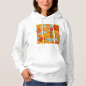 Herfstbomen Patroon Herfst gebladerte Hoodie (Voorkant)