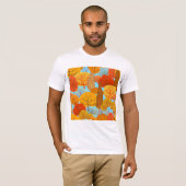 Herfstbomen Patroon Herfst gebladerte T-shirt (Voorkant volledig)