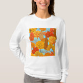 Herfstbomen Patroon Herfst gebladerte T-shirt (Voorkant)