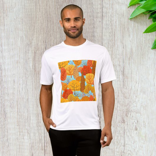 Herfstbomen Patroon Herfst gebladerte T-shirt