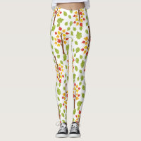 Herfstbomen & Vallende Bladeren Leggings