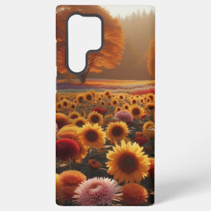Herfstbomen/veld met mama's samsung galaxy hoesje