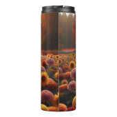 Herfstbomen/veld met mama's thermosbeker (Achterkant)