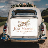 Herfstboog Net Getrouwd Auto Banner