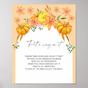 Herfstboog - zet een ring om het spel poster