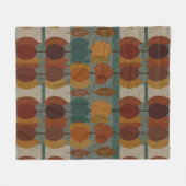 Herfstboom en Blad Fleece Deken (Voorkant (Horizontaal))