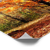 Herfstboom, Esdoorn in de herfst poster (Hoek)