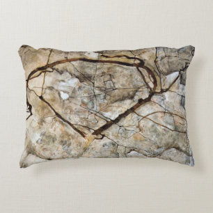 Herfstboom in beweging door Egon Schiele Accent Kussen