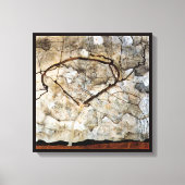 Herfstboom in beweging door Egon Schiele Canvas Afdruk (Voorkant)