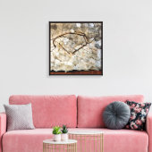 Herfstboom in beweging door Egon Schiele Canvas Afdruk (Insitu (Woonkamer))