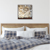 Herfstboom in beweging door Egon Schiele Canvas Afdruk (Insitu (Slaapkamer))