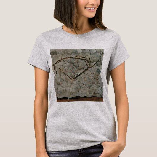 Herfstboom in beweging van Egon Schiele T-shirt (Voorkant)