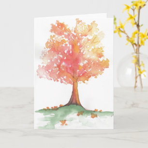 Herfstboom Kaart