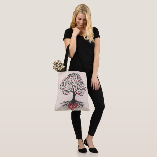 Herfstboom Tote Bag (Op model)