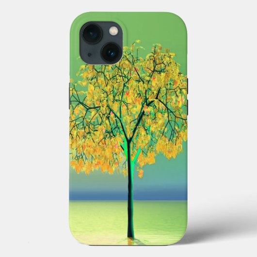 Herfstboom zonsondergang Case-Mate iPhone case (Achterkant)