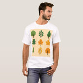 Herfstboombladset – Herfst Vibes T-shirt (Voorkant volledig)
